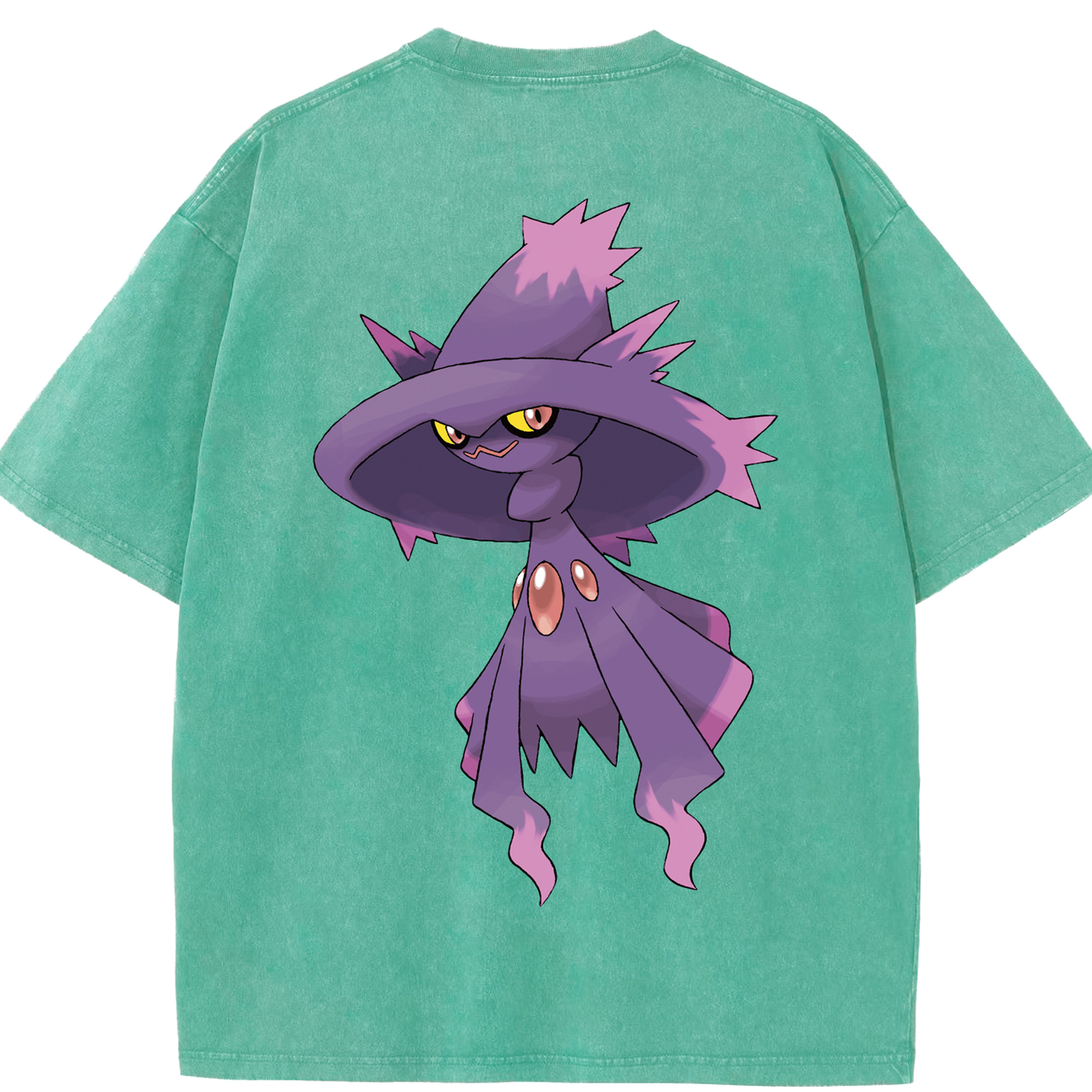 （画像用） ポケットモンスター Pokémon 綿100% ヴィンテージ風 半袖Tシャツ（背面プリント）